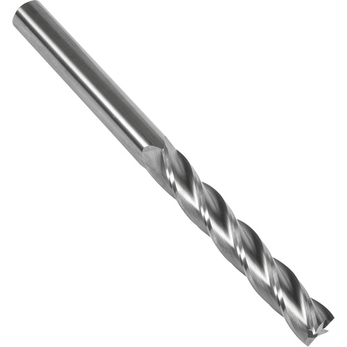 Fraise en bout carr&eacute;e extra longue 30° S137, 5/16" dia., 4" lo, 4 cannelures, 5/16" tige, Carbure Nuna Depot Inc.