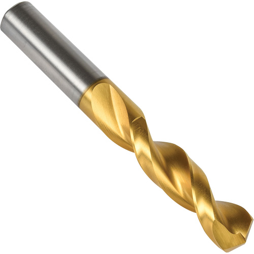 Stub Drill Bit with Parabolic Flutes, #26, High Speed Steel, 1" Flute, 135° Point Nuna Depot Inc.