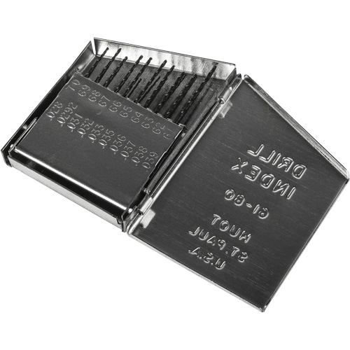 Jobber Length Drill Bit Set, 20 Pieces, High Speed Steel Nuna Depot Inc.