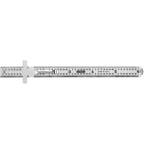 Industrial Precision Flexible Ruler, 6" L, Steel Nuna Depot Inc.