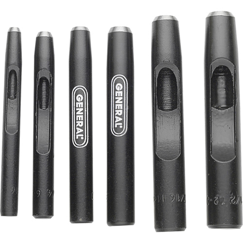 Hollow Steel Punch Set, 6 Pieces Nuna Depot Inc.