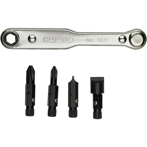 Ratcheting Offset Screwdriver Set, 5 Pcs. Nuna Depot Inc.