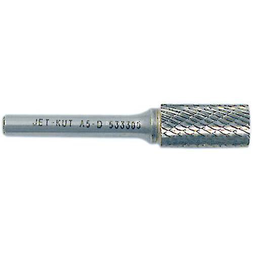 JET-KUT Cylindrical Shape Bur, 1/4" Dia., 1/4" Shank, 5/8" Depth of Cut Nuna Depot Inc.