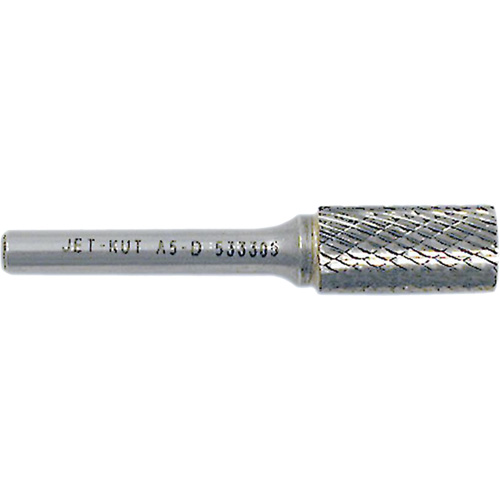 JET-KUT Cylindrical Shape Bur, 3/8" Dia., 1/4" Shank, 3/4" Depth of Cut Nuna Depot Inc.