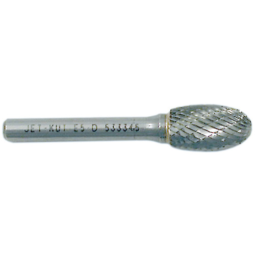 Oval Burr, 1/4" Dia., 1/4" Shank, 3/8" Depth of Cut Nuna Depot Inc.