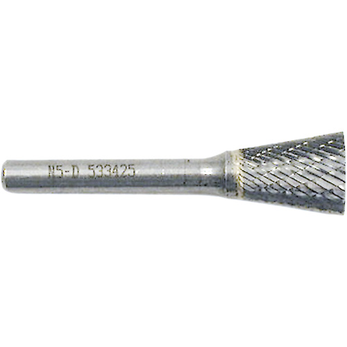 Inverted Cone Shape Burr, 3/8" Dia., 1/4" Shank, 3/8" Depth of Cut Nuna Depot Inc.