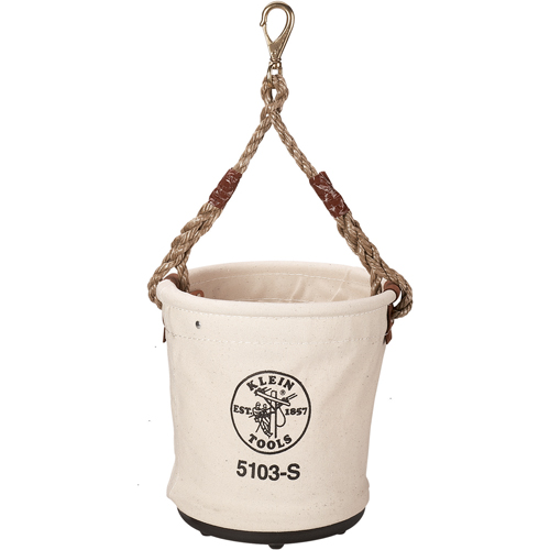 Seau &agrave; outils, 12" lo x 12" la x 12" h, Toile, Beige Nuna Depot Inc.