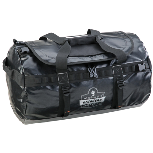 Water Resistant Duffel Bags, Vinyl, 1 Pockets, Black Nuna Depot Inc.