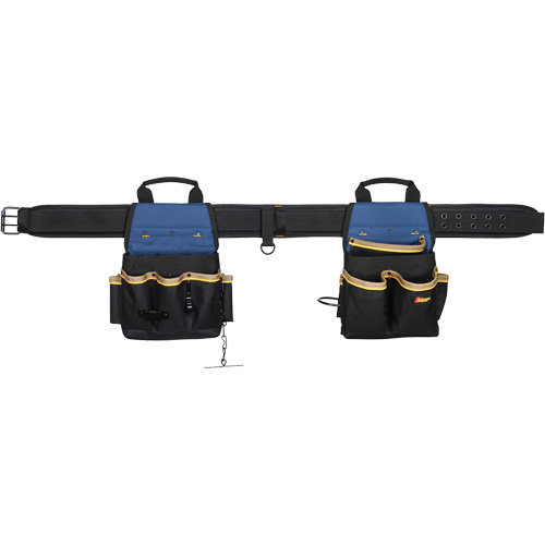 Combin&eacute;s de ceinture &agrave; outils &agrave; 20 pochettes, Polyester, Noir Nuna Depot Inc.