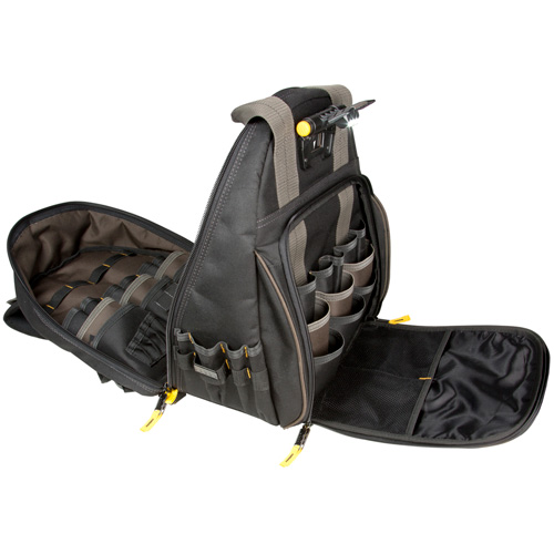 Sacs &agrave; dos pour outils Techgear &agrave; 53 pochettes, 16" lo x 13-1/4" la, Noir, Polyester Nuna Depot Inc.