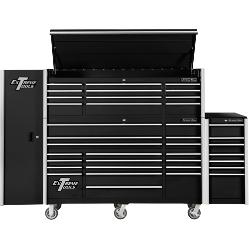 Armoire lat&eacute;rale s&eacute;rie RX, 3 tiroirs, 19" la x 25" p x 61" h, Noir Nuna Depot Inc.