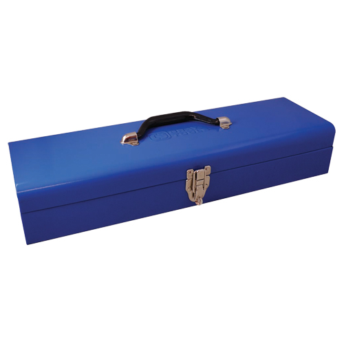 Low Profile Utility Tool Box, 20" D x 6-1/4" W x 5" H, Blue Nuna Depot Inc.