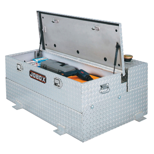 R&eacute;servoir de transfert pour carburant & coffre en aluminium, Aluminium, Capacit&eacute; 74 gal., Argent Nuna Depot Inc.