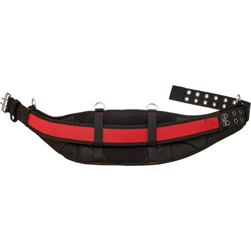 Padded Work Belt, Nylon, Black/Red Nuna Depot Inc.