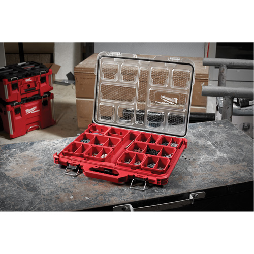 Organisateur profil&eacute; Packout, 19-3/4" x 16-2/5" x 2-1/2", Noir/Rouge Nuna Depot Inc.