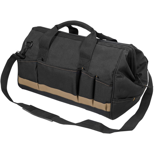 Sac &agrave; outils MEGAMOUTH, Polyester, 25 pochettes, Noir Nuna Depot Inc.