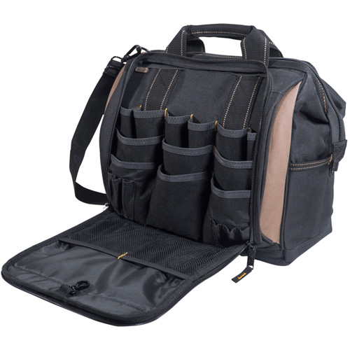 Porte-outils &agrave; compartiments multiples, Polyester, 33 pochettes, Noir Nuna Depot Inc.