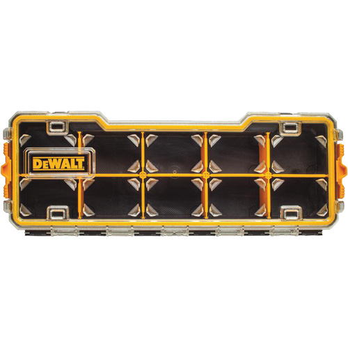 Compartment Pro Organizer, 6-5/8" W x 17-5/8" D x 2-7/8" H, Black/Yellow Nuna Depot Inc.