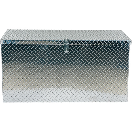 Aluminum Treadplate Portable Tool Box, 25-1/16" D x 49-1/4" W x 24" H, Silver Nuna Depot Inc.