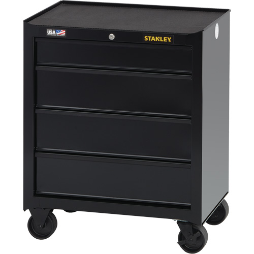 100 Series Rolling Tool Chest, 4 Drawers, 26-1/2" W x 18" D x 32" H, Black Nuna Depot Inc.