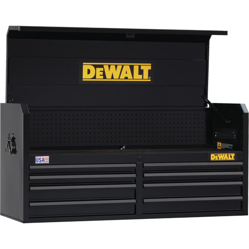 Tool Chest, 51-1/2" W, 8 Drawers, Black Nuna Depot Inc.