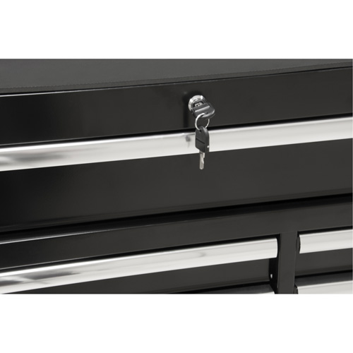 Industrial Tool Cart, 11 Drawers, 41" W x 18-3/4" D x 39-1/3" H, Black Nuna Depot Inc.