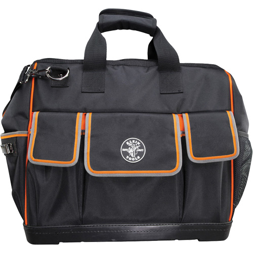 Sac &agrave; outils avec grande ouverture Tradesman Pro, Nylon balistique, 42 pochettes, Noir Nuna Depot Inc.