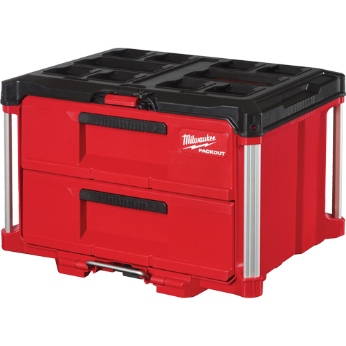 Boîte &agrave; outils avec 2 tiroirs Packout, 16-1/3" x 14-1/3" x 22-1/5", Rouge Nuna Depot Inc.