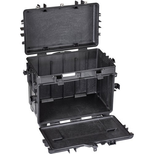 Coffre &agrave; outils militaire mobile avec tiroirs, 22-4/5" la x 15" p x 18" h, Noir Nuna Depot Inc.