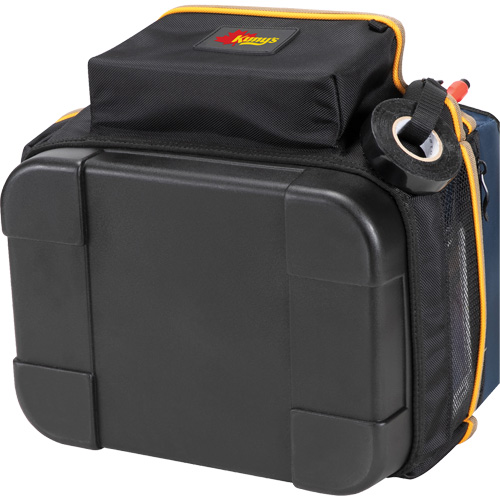 Porte-outils &eacute;lectrique/CHVAC &agrave; base moul&eacute;e, Polyester balistique, 20 pochettes, Noir/Bleu Nuna Depot Inc.
