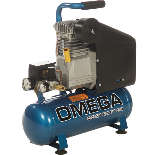 Portable Contractor Series Compressors - Oil Lube, Direct Drive, Electric, 2.6 Gal. (3.2 US Gal), 125 PSI, 115/1 V Nuna Depot Inc.