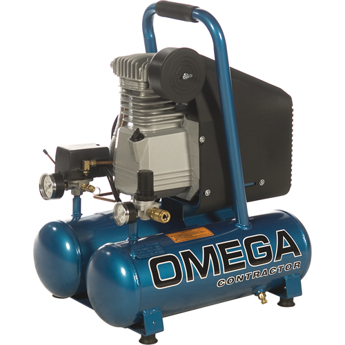 Portable Contractor Series Compressors - Oil Lube, Direct Drive, Electric, 3.3 Gal. (4 US Gal), 125 PSI, 115/1 V Nuna Depot Inc.