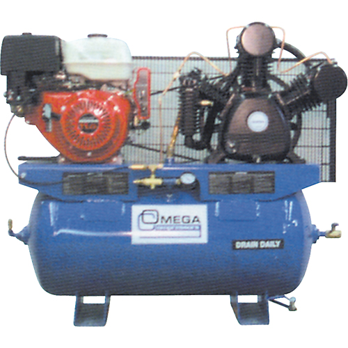 Industrial Series Air Compressors - Engine Compressors, 25 Gal. (30 US Gal) Nuna Depot Inc.
