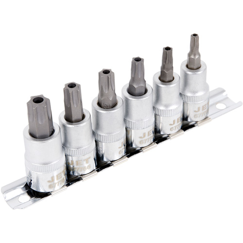 SS386TB Tamperproof Bit Socket Set, Torx&reg; Tamper, 3/8" Drive, 6 Pcs Nuna Depot Inc.