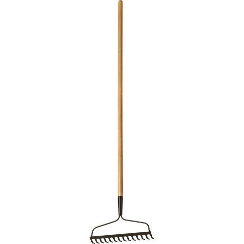 Bow Rake, Wood Handle, 51" L, 14" Blade, 14 Tines Nuna Depot Inc.