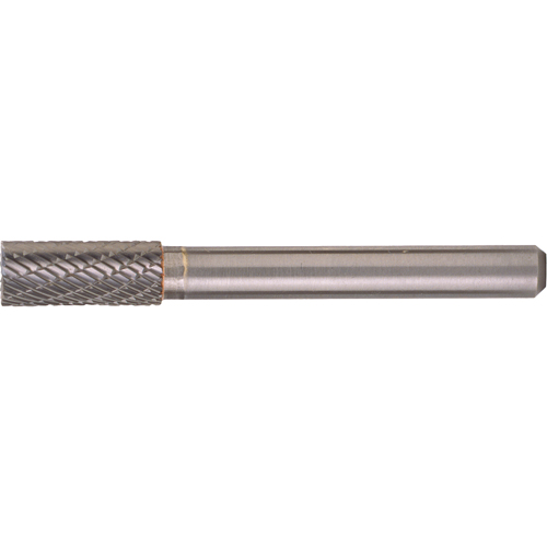 Solid Carbide Burrs - Cylinder Shape with No End Cut, SA-7, 3/4" Dia., 1/4" Shank Nuna Depot Inc.