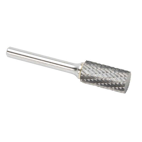 CLEVELAND Solid Carbide Burrs - Cylinder Shape with No End Cut, SA-5, 1/2" Dia., 1/4" Shank Nuna Depot Inc.