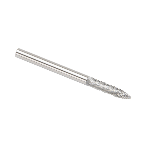 CLEVELAND Solid Carbide Burrs - Tree Shape Pointed End, SG-44, 3 mm Dia., 1/8" Shank Nuna Depot Inc.