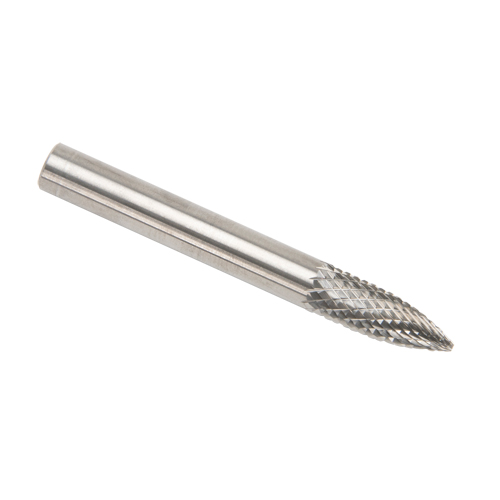 CLEVELAND Solid Carbide Burrs - Tree Shape Pointed End, SG-1, 1/4" Dia., 1/8" Shank Nuna Depot Inc.
