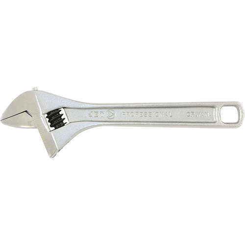 AWP-8 Super Heavy-Duty Professional Adjustable Wrench, 8" L, 1-1/8" Max Width, Chrome Nuna Depot Inc.