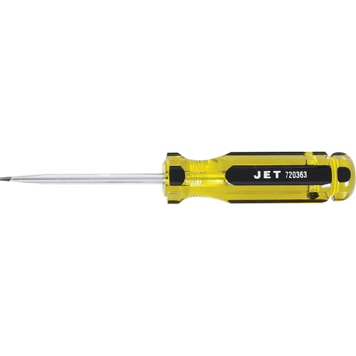 Tournevis &agrave; fentes avec manche g&eacute;ante SDS-3R, Tige de 3/16", Ronde, 3" lo, Prise en Plastique Nuna Depot Inc.