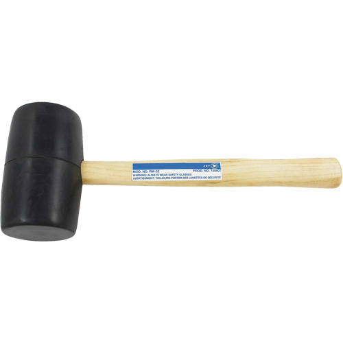 RM-32 Maillet en caoutchouc, 32 oz, Prise en Bois, 13-1/2" lo Nuna Depot Inc.