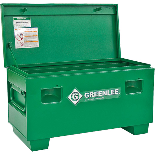 Jobsite Chest, 42" x 20" x 20", Steel, Green Nuna Depot Inc.
