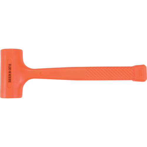 Dead Blow Hammer, 16 oz., Textured Grip, 11-3/4" L Nuna Depot Inc.
