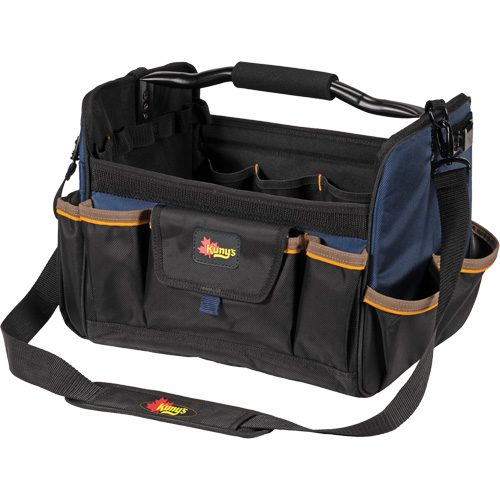 Sacs &agrave; outils souple &agrave; dessus ouvert de 14", Polyester, 21 pochettes, Beige Nuna Depot Inc.