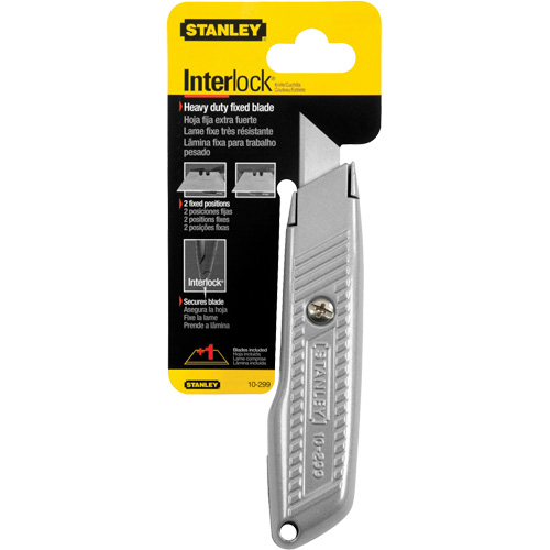 Couteau utilitaire &agrave; lame fixe Interlock, 5-1/2", Lame M&eacute;tal Nuna Depot Inc.