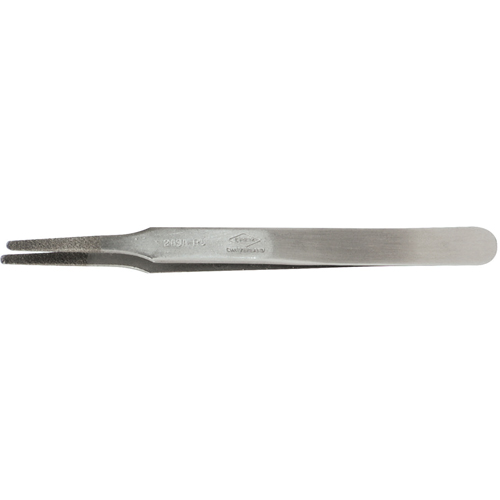 Tweezers - Flat Round Tips, Straight - 4.75" (120 mm) Nuna Depot Inc.