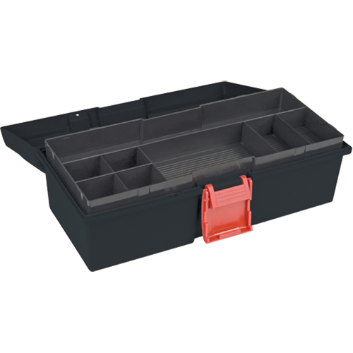Heavy-Duty Tool Box, 15" W x 7" D x 5-1/2" H, Black Nuna Depot Inc.