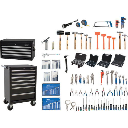 Master Tool Set with Steel Chest and Cart, 236 Pieces Nuna Depot Inc.