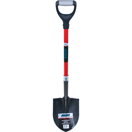 Pelle ronde robuste, Lame Acier au carbone, Fibre de verre, Manche Prise en D Nuna Depot Inc.
